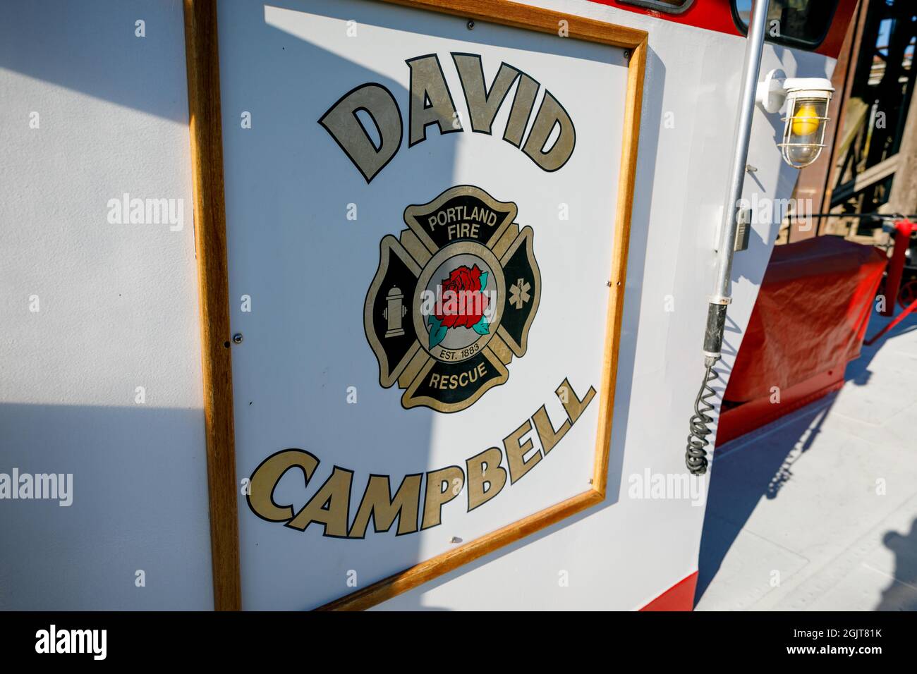 Portland, USA. 11th Sep, 2021. The David Campbell, a 93-year-old ...