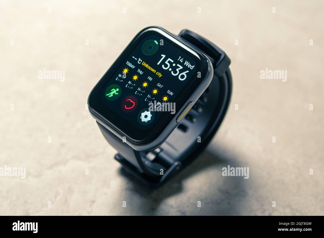 BANGKOK THAILAND : realme launch new Smartwatch realme Watch 2 Pro on June 2,2021 Stock Photo