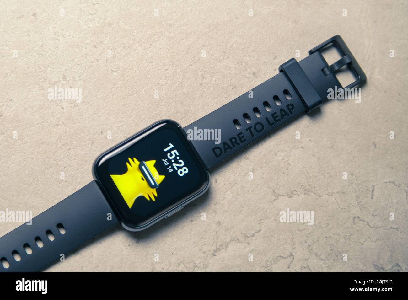 BANGKOK THAILAND : realme launch new Smartwatch realme Watch 2 Pro on June 2,2021 Stock Photo