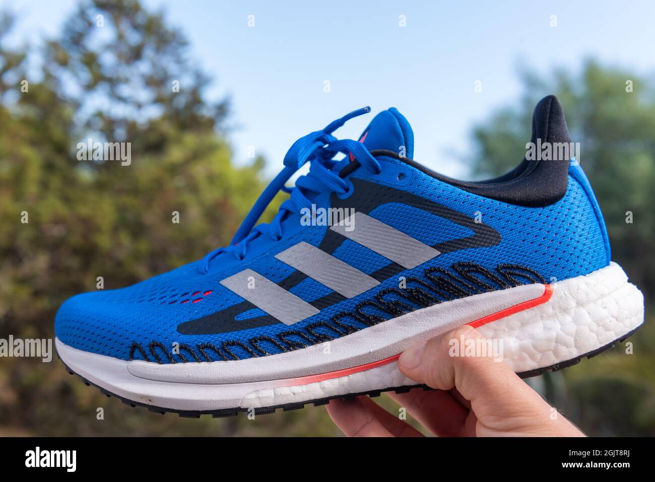 Adidas shoe track hi-res stock photography and images - Alamy