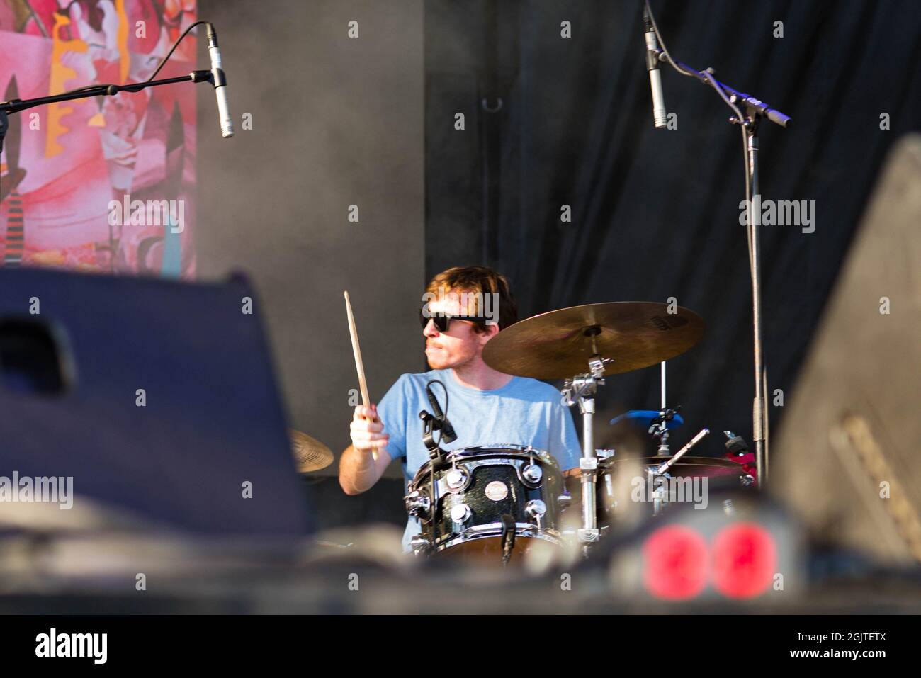 Chicago, IL, USA. 10th Sep, 2021. Fiery Furnaces perform at Pitchfork 2021 Day 1 in Chicago Illinois. Their first performance since their breakup a decade ago in 2011. ( Credit: Annie Lesser/Image Space/Media Punch)/Alamy Live News Stock Photo