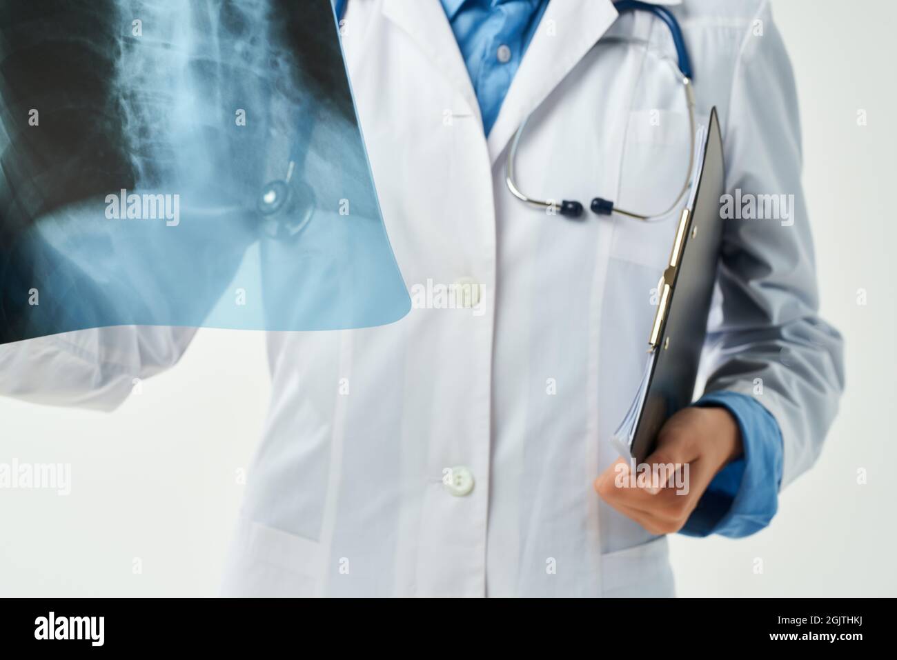 female doctor hospital examination xray health Stock Photo Alamy