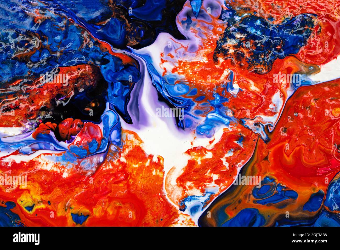 Abstract Fluid Art Painting Background. Acrylic Pour. Marble texture