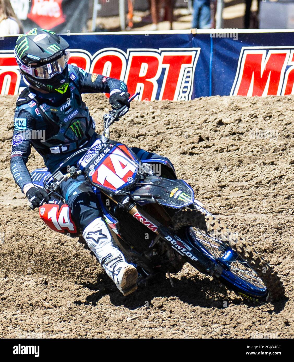 September 11 2021 Rancho Cordova, CA USA Yamaha factory rider Dylan ...