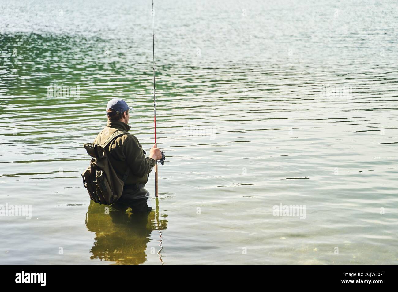 man fishing in Alnarko River, Canada, British Columbia, Bella Coola Stock  Photo - Alamy