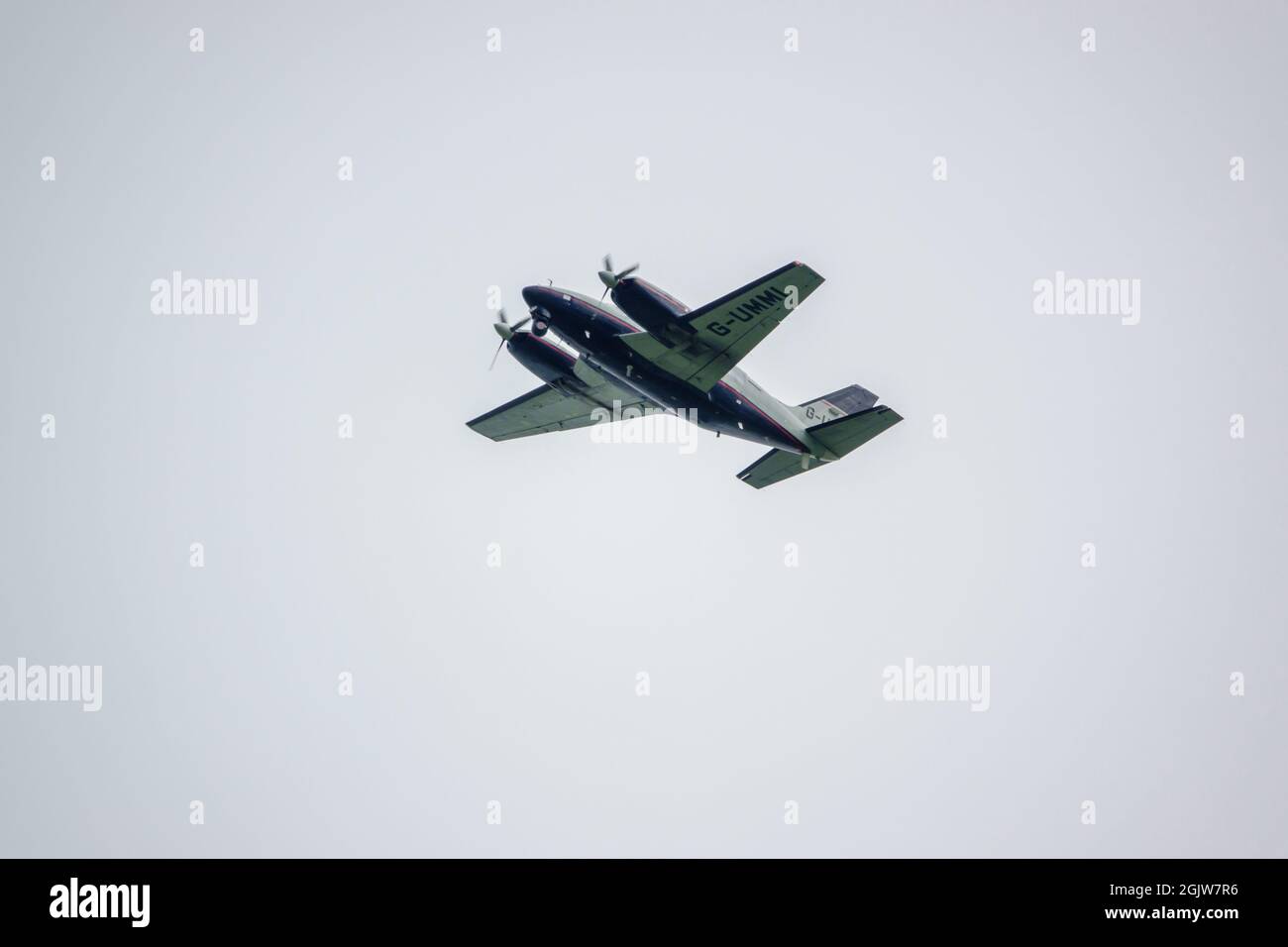 Piper PA31310 Navajo C, GUMMI twin engined cabin class aircraft with