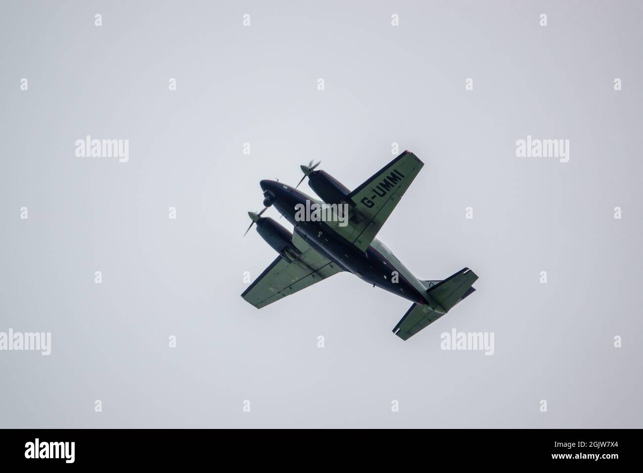 Piper PA31310 Navajo C, GUMMI twin engined cabin class aircraft with