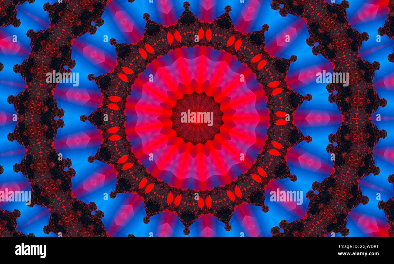 Red Abstract color technology background, computer technology business ...