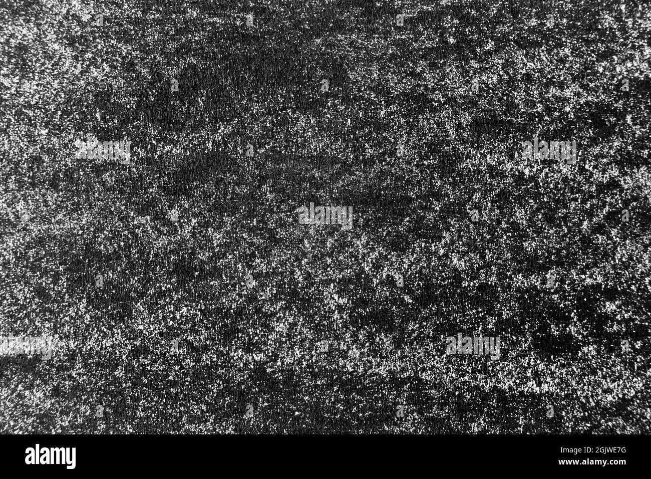 Grunge white color chalk texture on blackboard or chalkboard