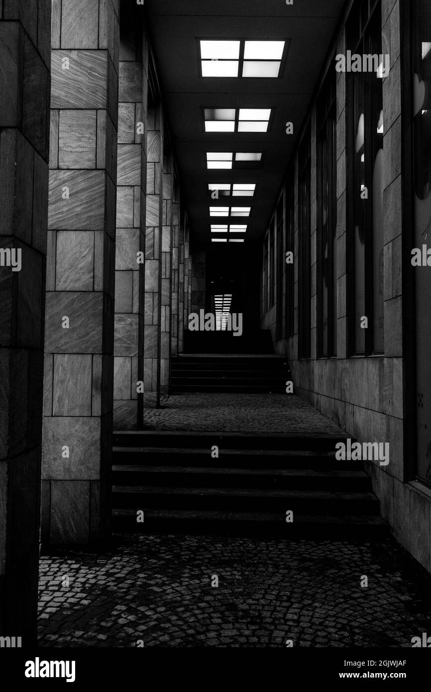 Statue frankfurt Black and White Stock Photos & Images - Alamy