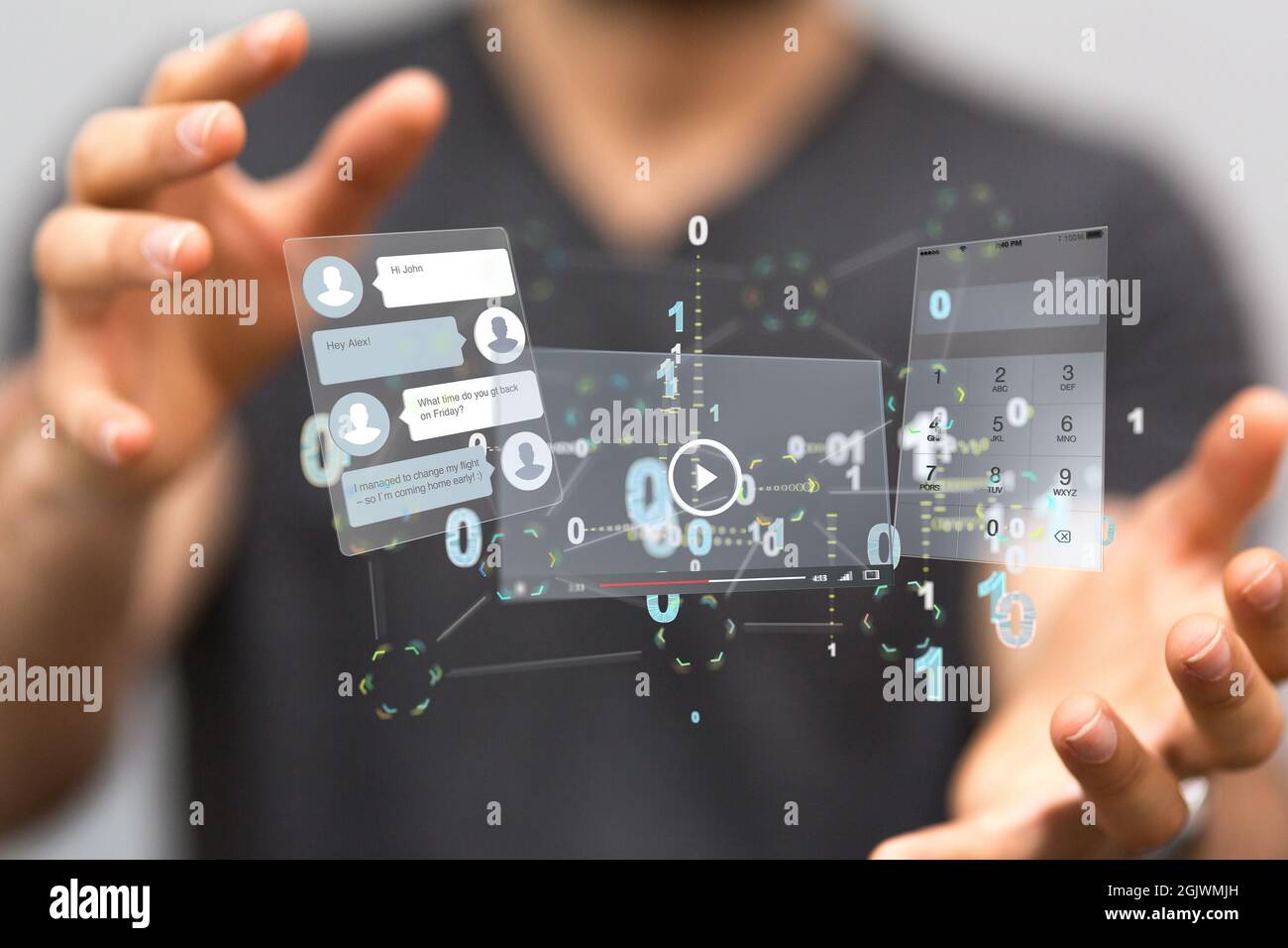Web interfaces hi-res stock photography and images - Alamy