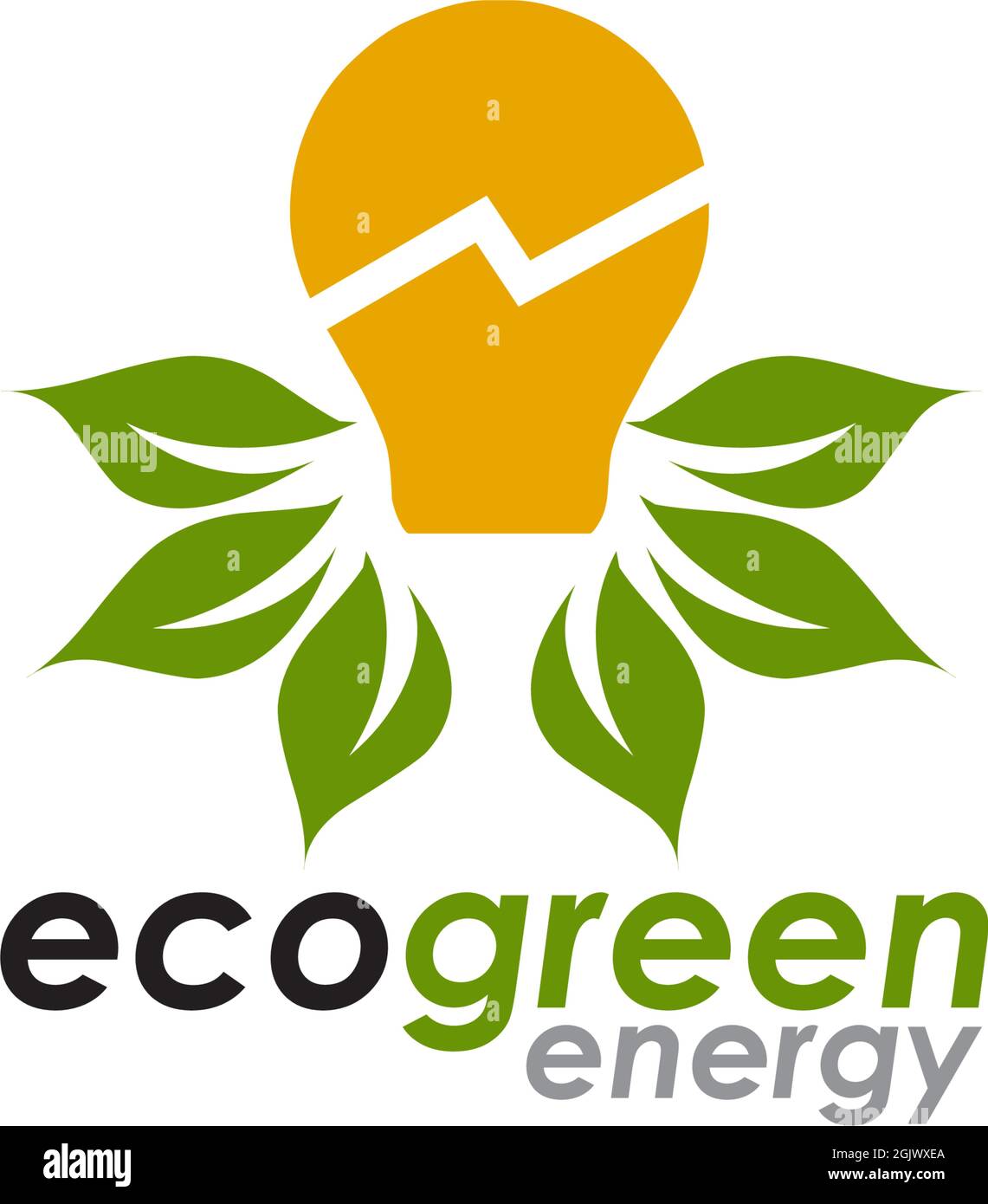 Green ecology icon design vector illustration template Stock Vector