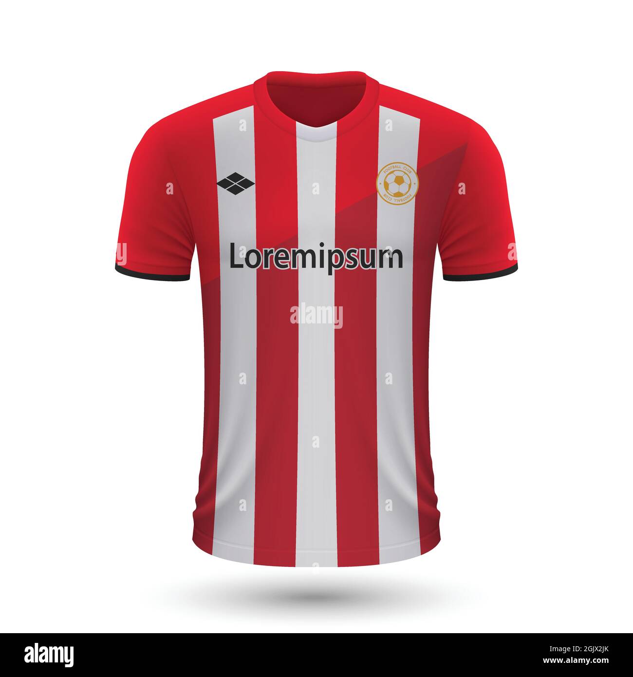 Realistic soccer shirt Athletic Bilbao 2022, jersey template for football  kit. Vector illustration Stock Vector Image & Art - Alamy