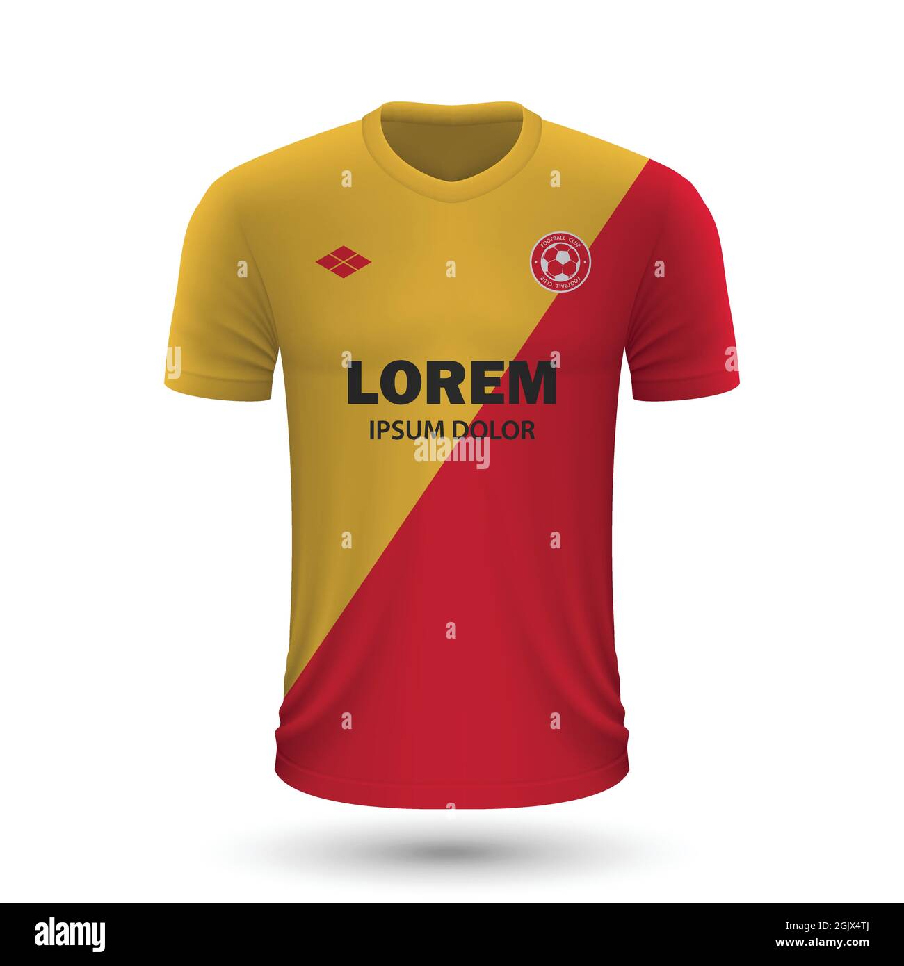 Realistic soccer shirt Galatasaray 2022, jersey template for football kit.  Vector illustration Stock Vector Image & Art - Alamy