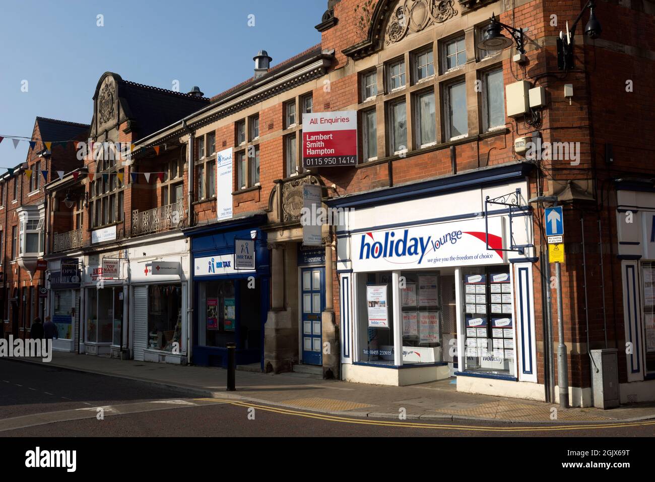 Station Road, Hinckley, Leicestershire, England, Uk Stock Photo - Alamy