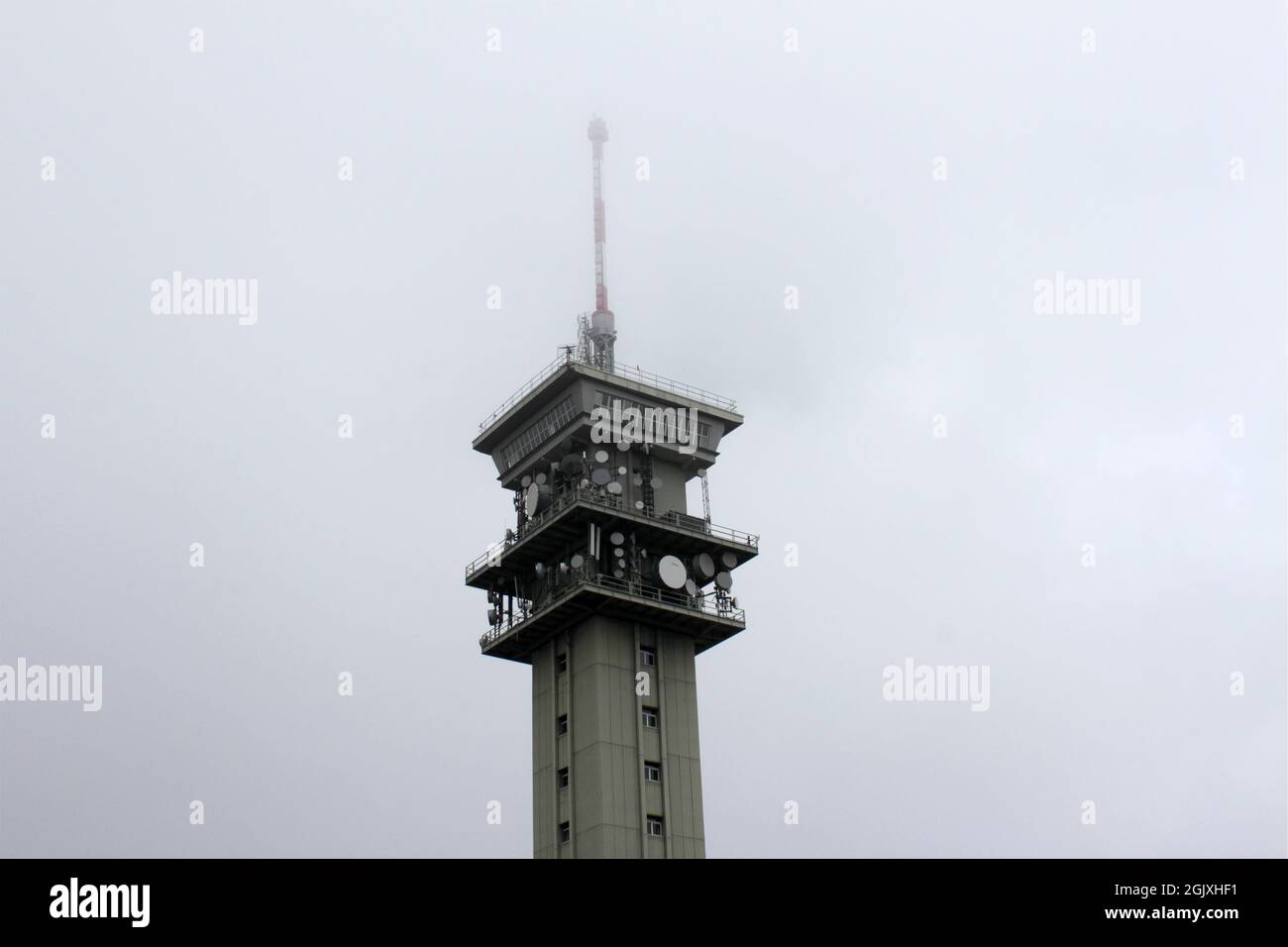 Funkturm in Tschechien Stock Photo