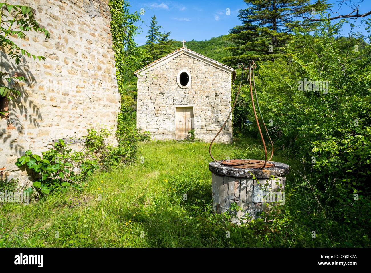 Church of Santa Caterina. Modigliana, Forlì, Emilia Romagna, Italy, Europe. Stock Photo