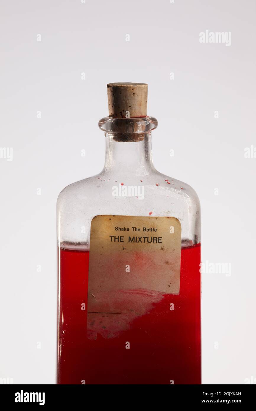 Torn old medicine label hi-res stock photography and images ...
