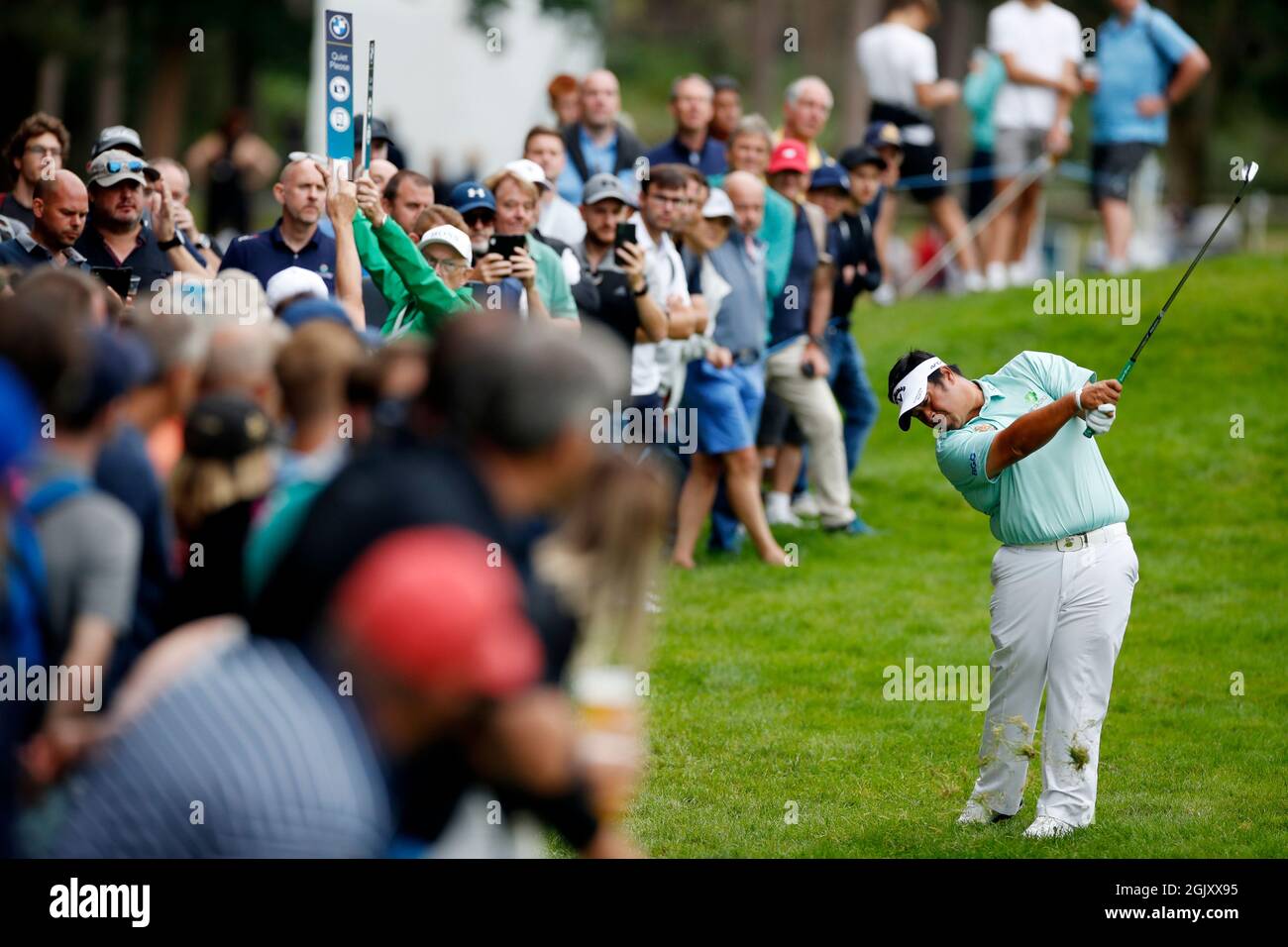 Golf - European Tour - BMW PGA Championship - Wentworth Golf Club, Virginia  Water, Britain - September 12, 2021 Thailand's Kiradech Aphibarnrat in  action during the final round Action Images via Reuters/Paul Childs Stock  Photo - Alamy
