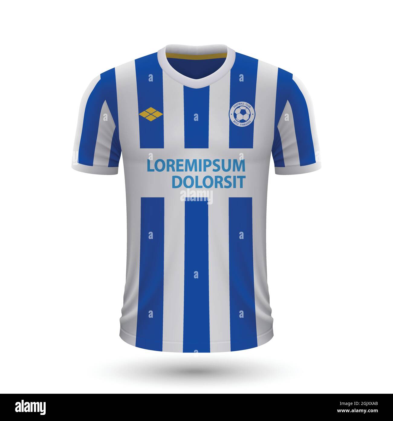 Realistic soccer shirt Brighton 2022, jersey template for football kit.  Vector illustration Stock Vector Image & Art - Alamy