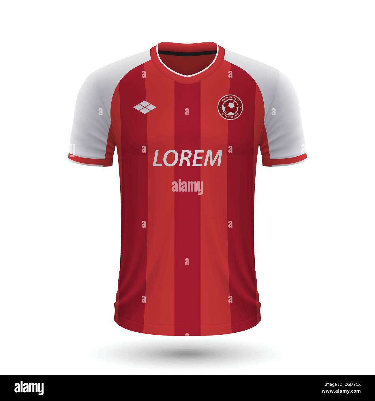 Realistic soccer shirt Braga 2022, jersey template for football kit ...
