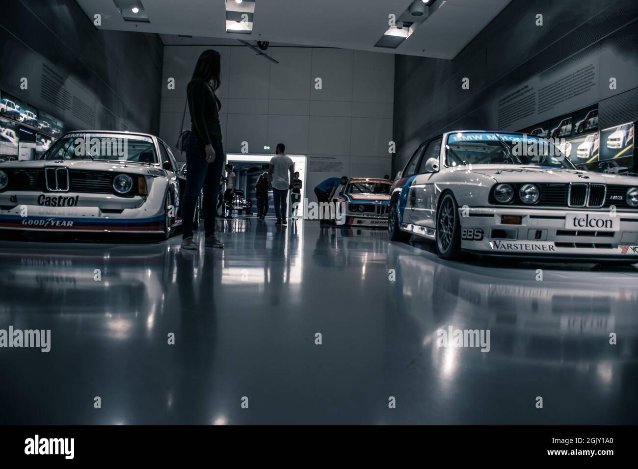 Munich/ Germany - May, 24 2019:1989 BMW M3 Group A DTM 2.3 (Drivers: Ravaglia, Cecotto, Soper, Giroix) in BMW Museum/ BMW Welt Stock Photo