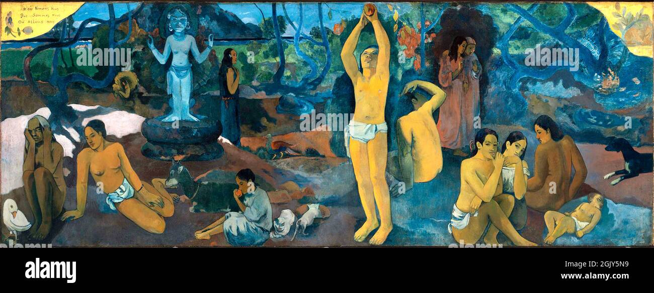 Paul Gauguin - Where Do We Come From? What Are We? Where Are We Going? Stock Photo