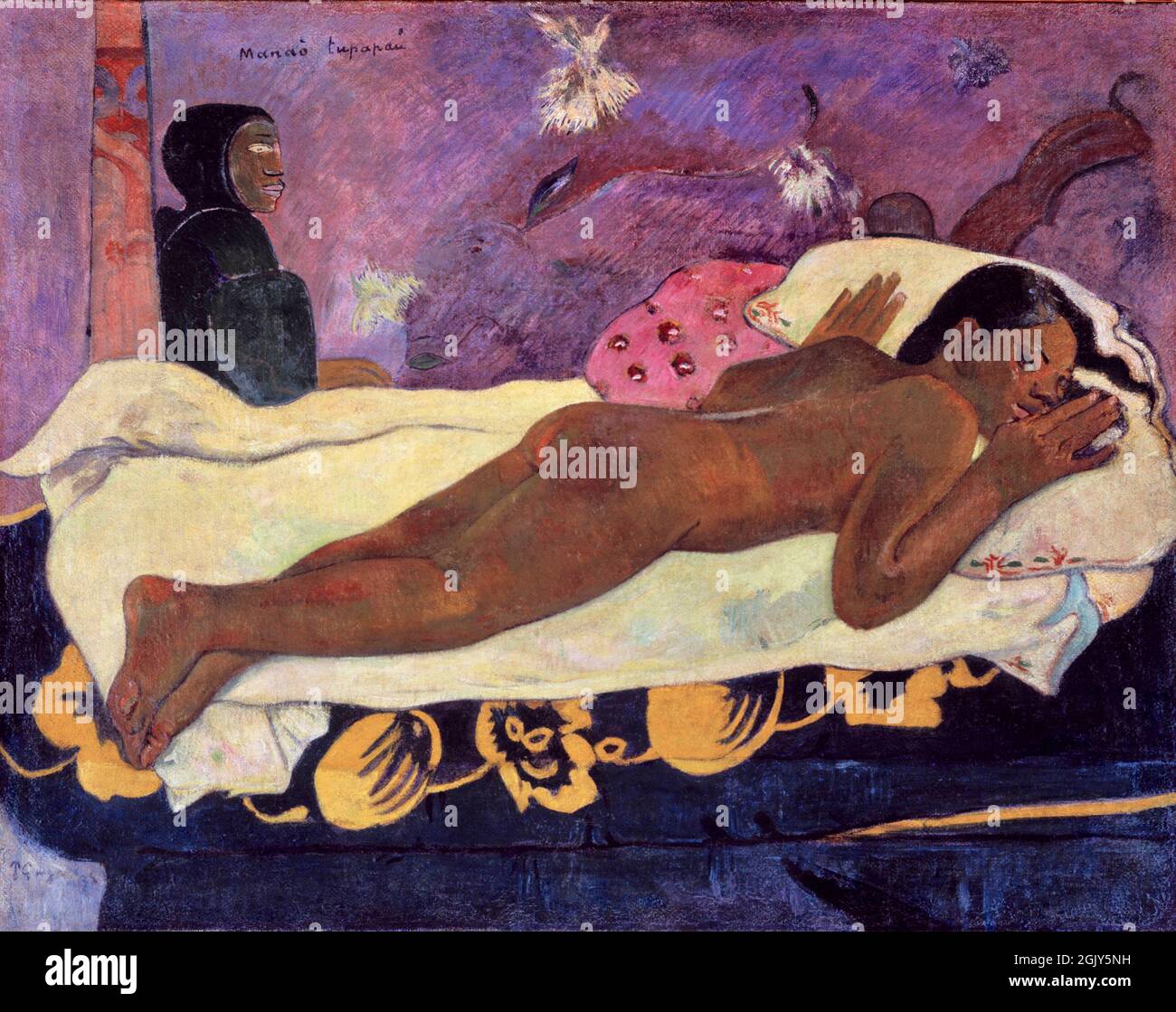 Paul Gauguin - Manaò tupapaú (Spirit of the Dead Watching), 1892 Stock Photo