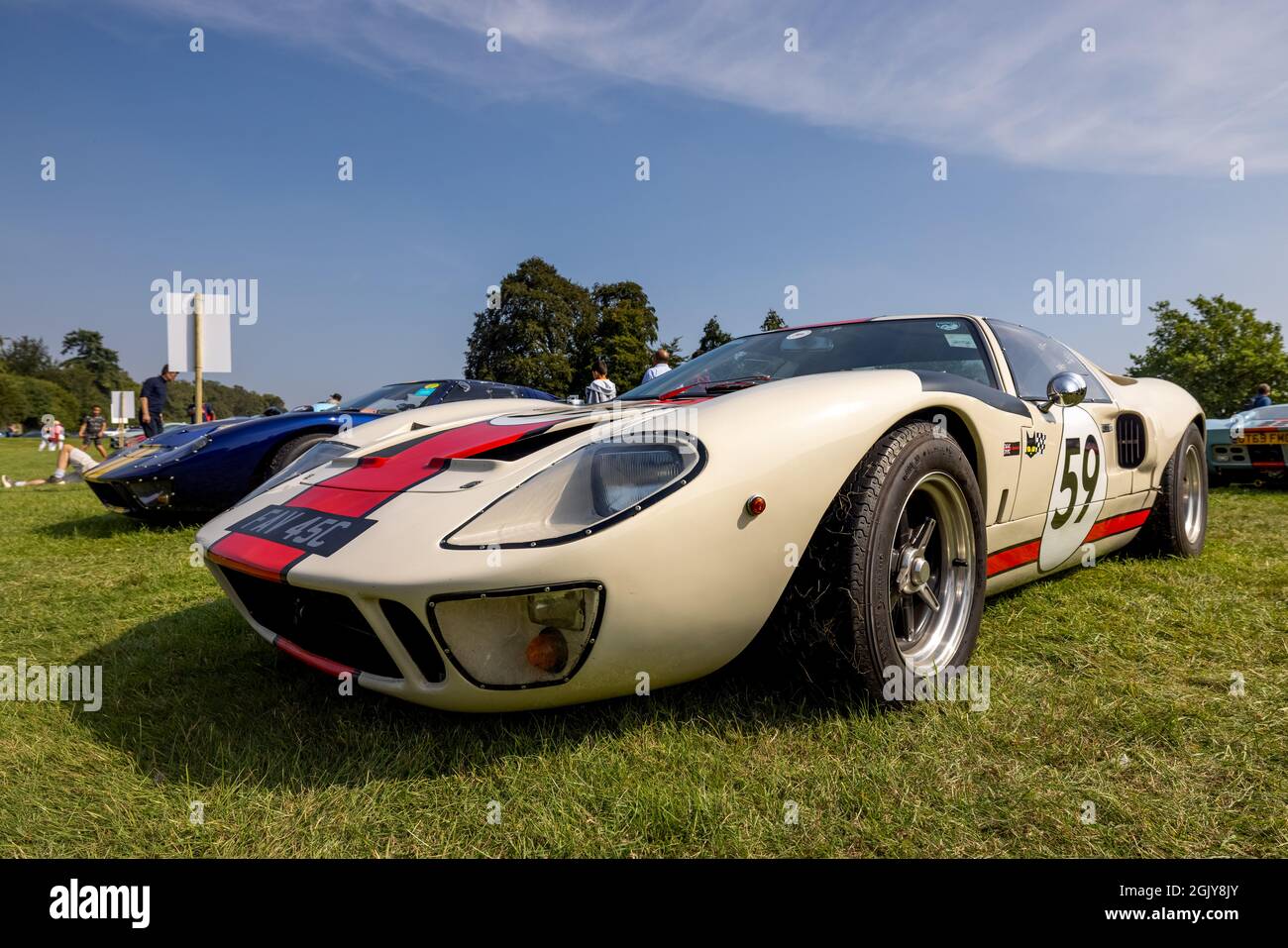 2016 Southern GT40 Mk1 (FAV 45C) on display at Blenheim Palace motor show held in Oxfordshire on Sunday 5th September 2021 Stock Photo