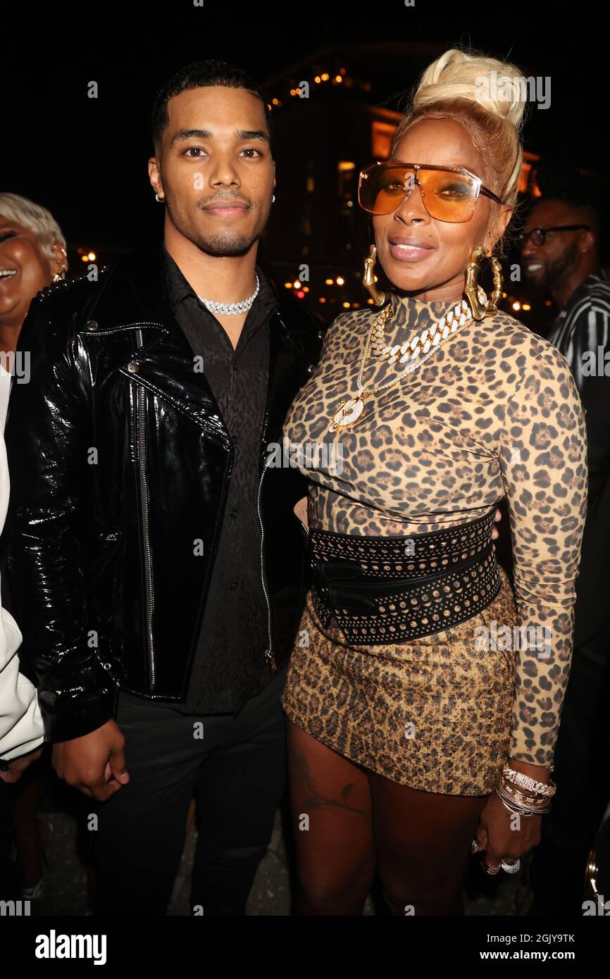 NEW YORK, NY - SEPTEMBER 11; Rome Flynn and Mary J. Blige at Misa
