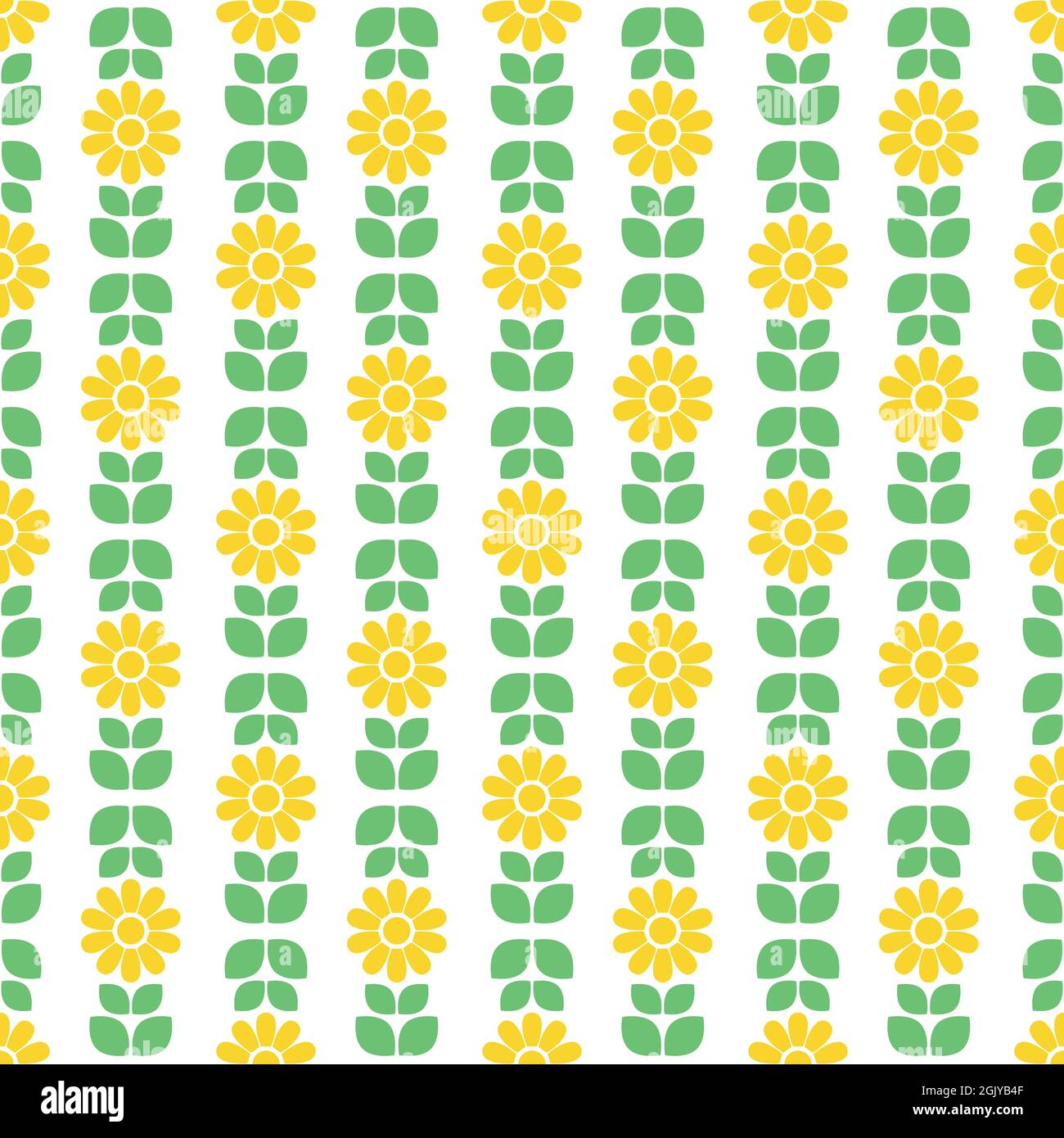 Simple flower seamless pattern design Stock Vector Image & Art - Alamy