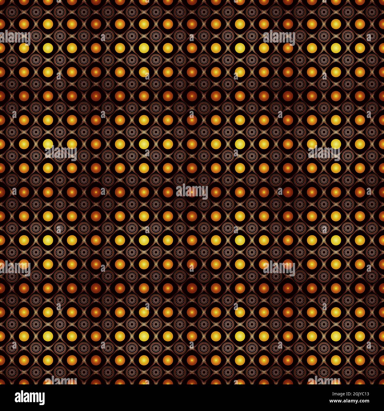 Seamless pattern with grid and circles - abstract illustration Stock ...