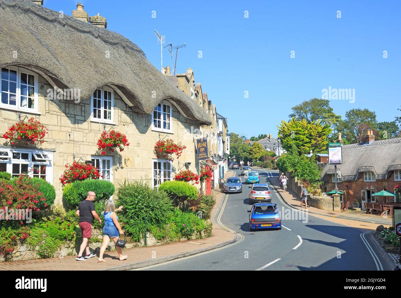 Shanklin Village, Isle of Wight, 2021. A pretty old town famous for it