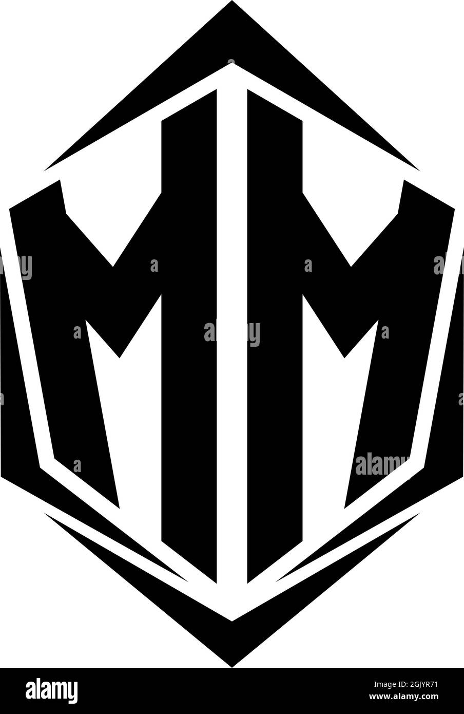 MM Logo  Mm logo, Logo design set, Initials logo design