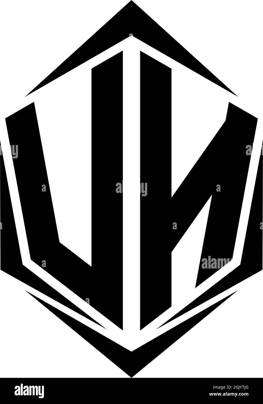 Initial VN logo design with Shield style, Logo business branding Stock Vector Image & Art Alamy