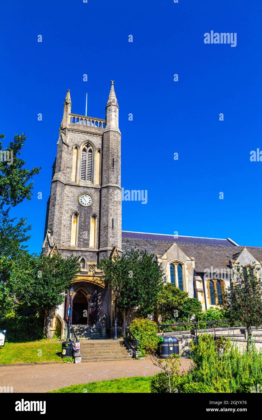 St John's Leytonstone church, Leytonstone, Bushwood, London, UK Stock Photo