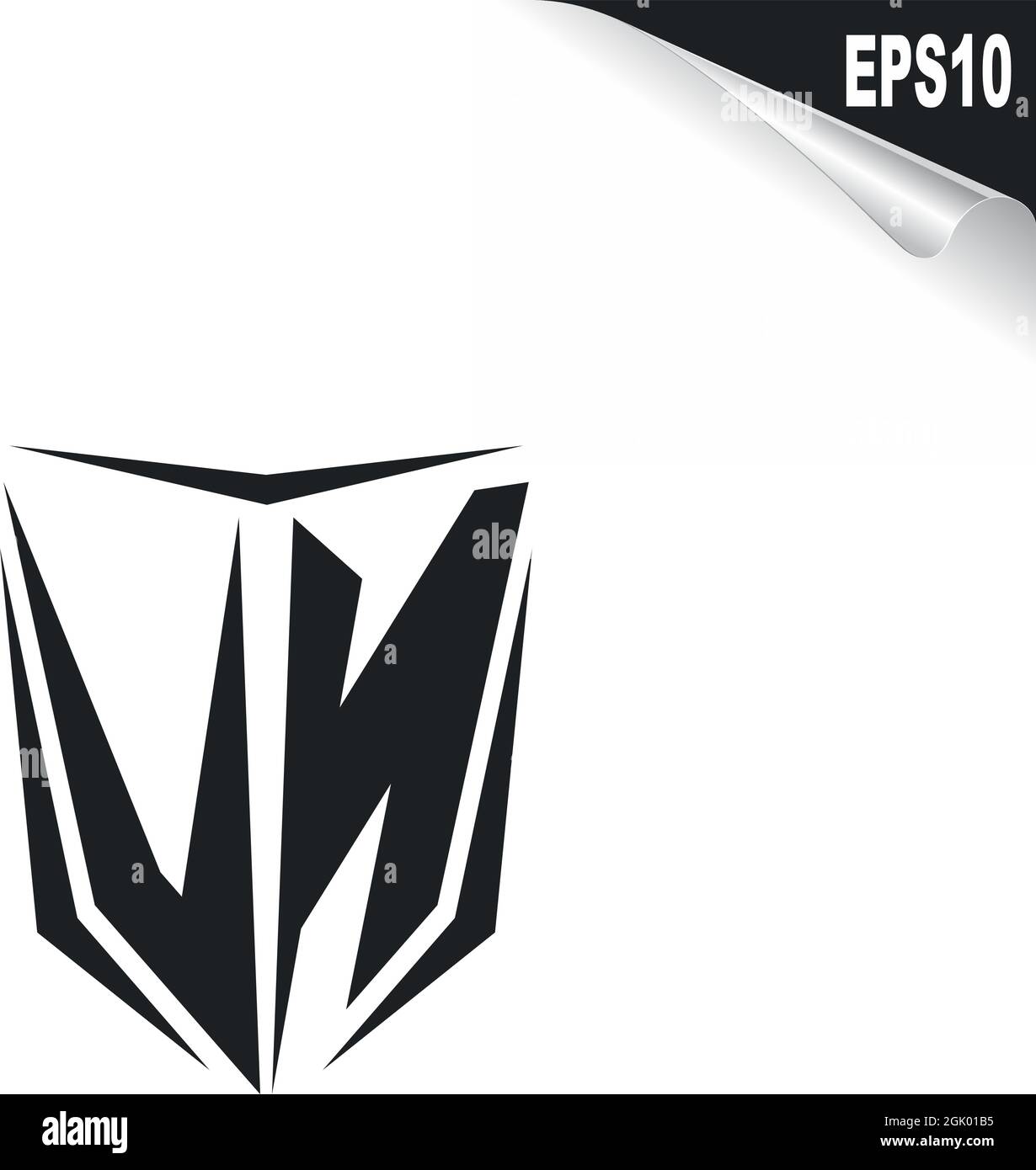 Initial VN logo design with Shield style, Logo business branding Stock ...