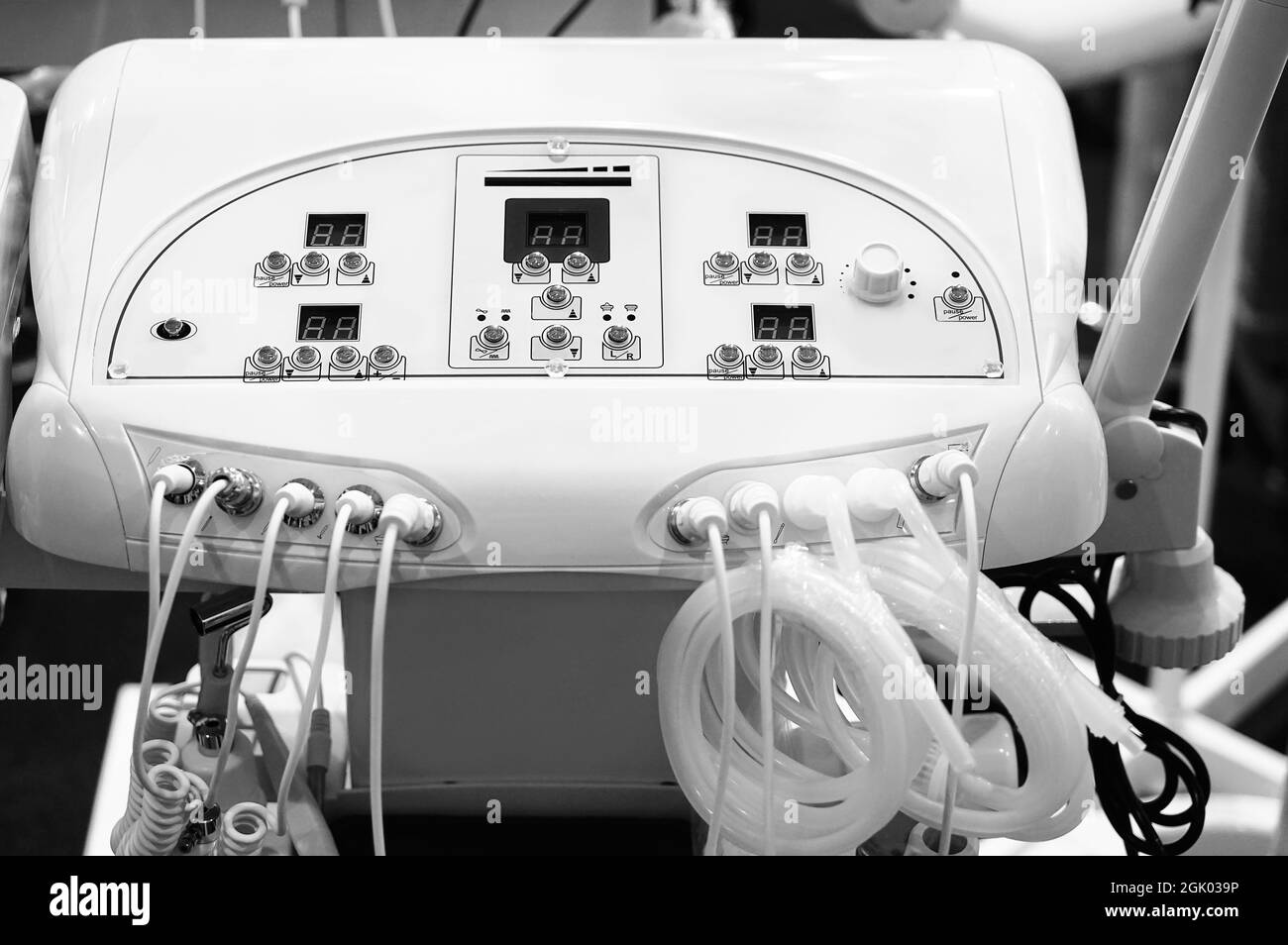 Modern equipment for spa salons on exhibition Stock Photo Alamy