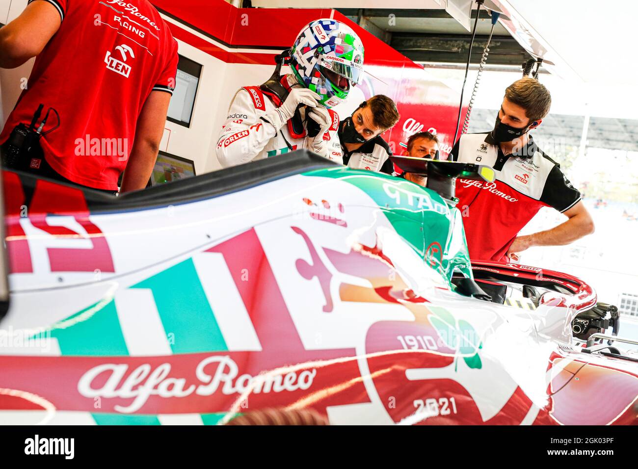 Monza, Italy. 10th Sep, 2021. # 99 Antonio Giovinazzi (ITA, Alfa Romeo ...