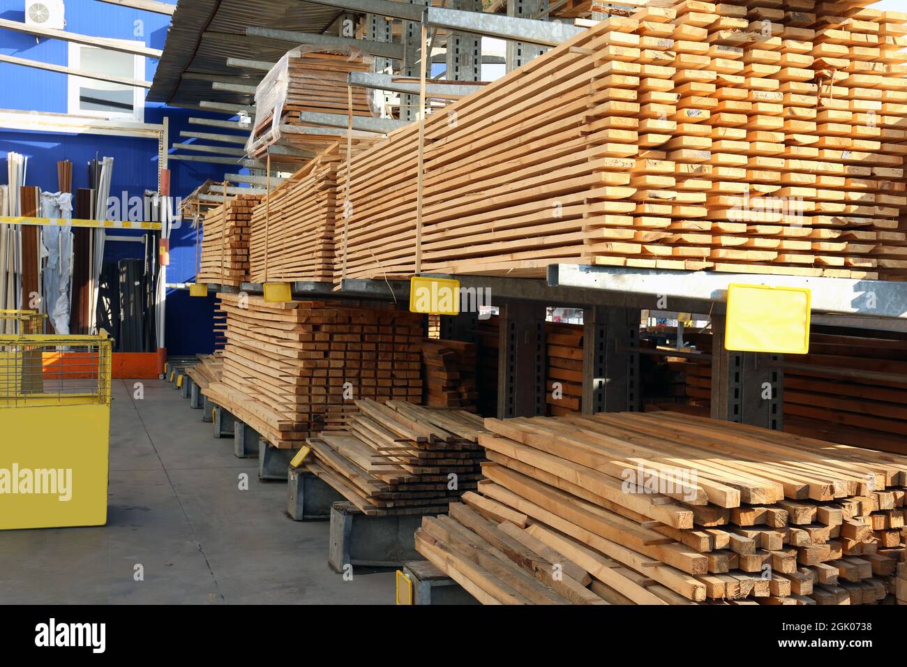 Building materials for wholesale distribution outdoors Stock Photo Alamy