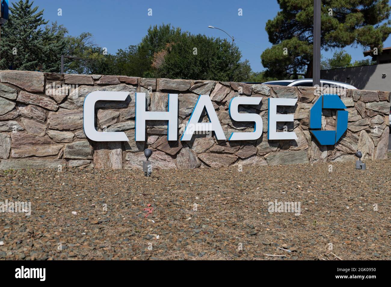 Prescott Circa September 2021 Chase Bank retail location. Chase is