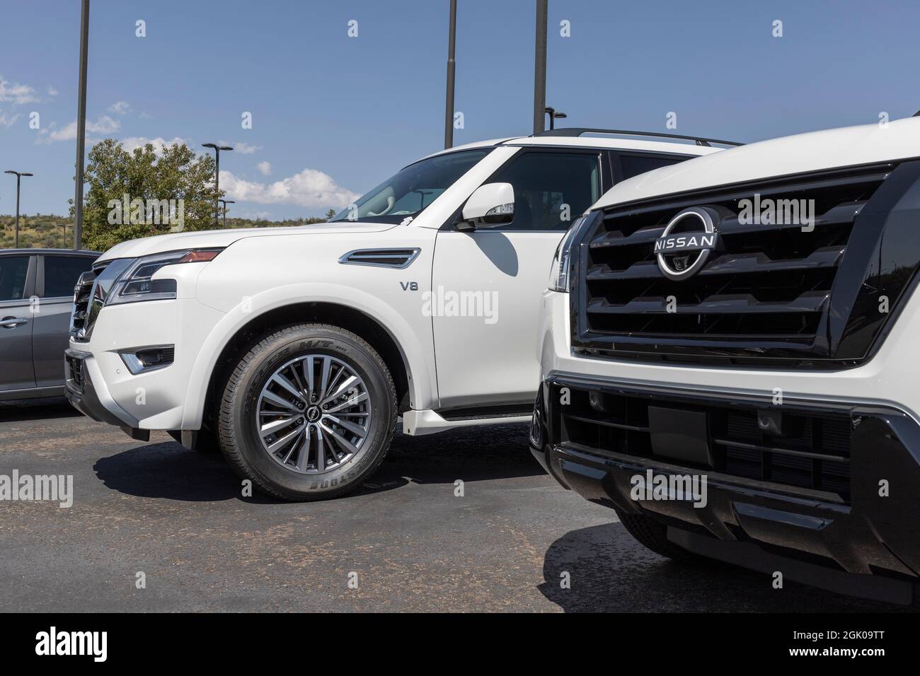 Prescott Circa September 2021 Nissan Armada display. Nissan is