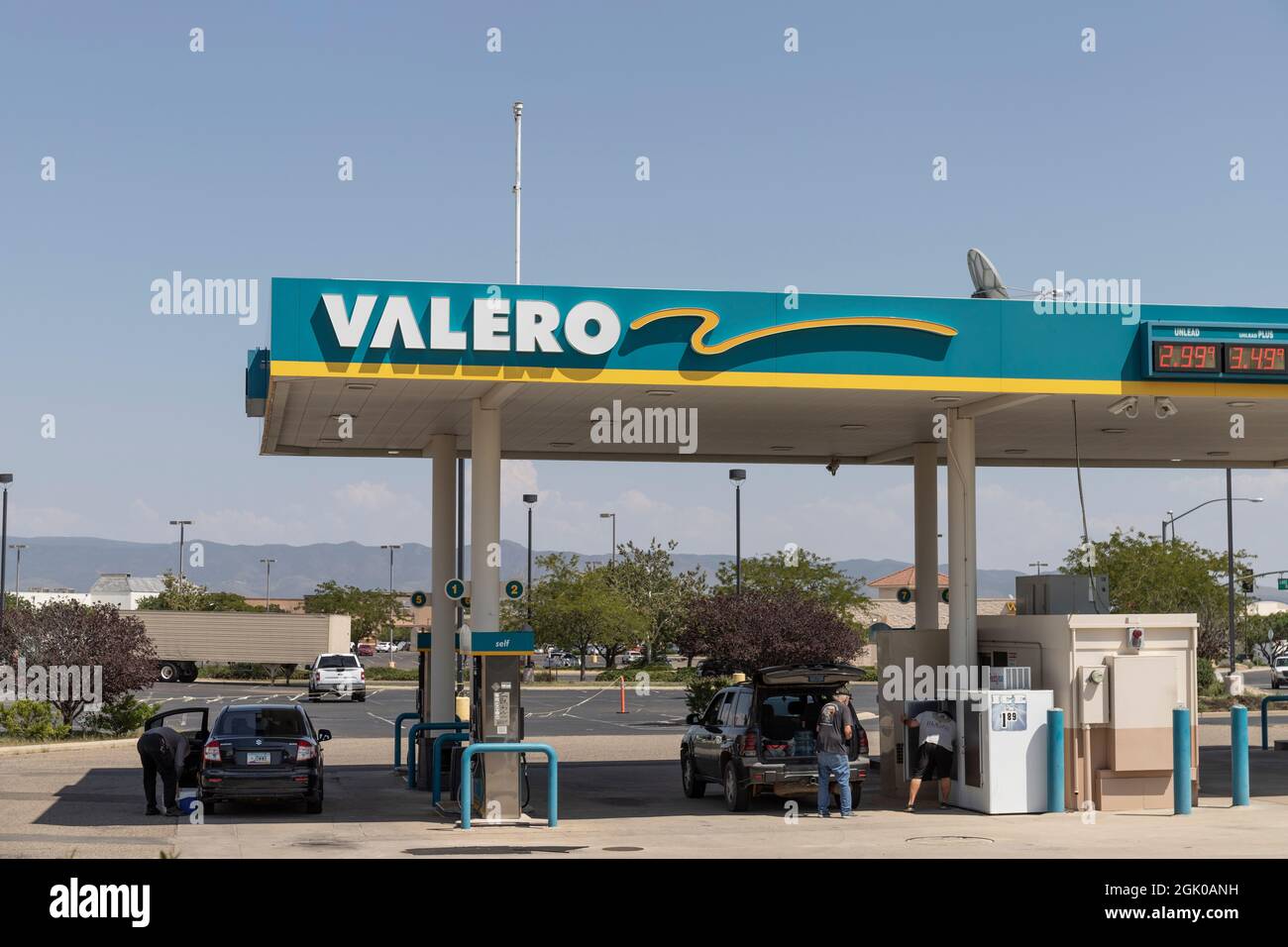 Prescott Circa September 2021 Valero gas station. Valero is the
