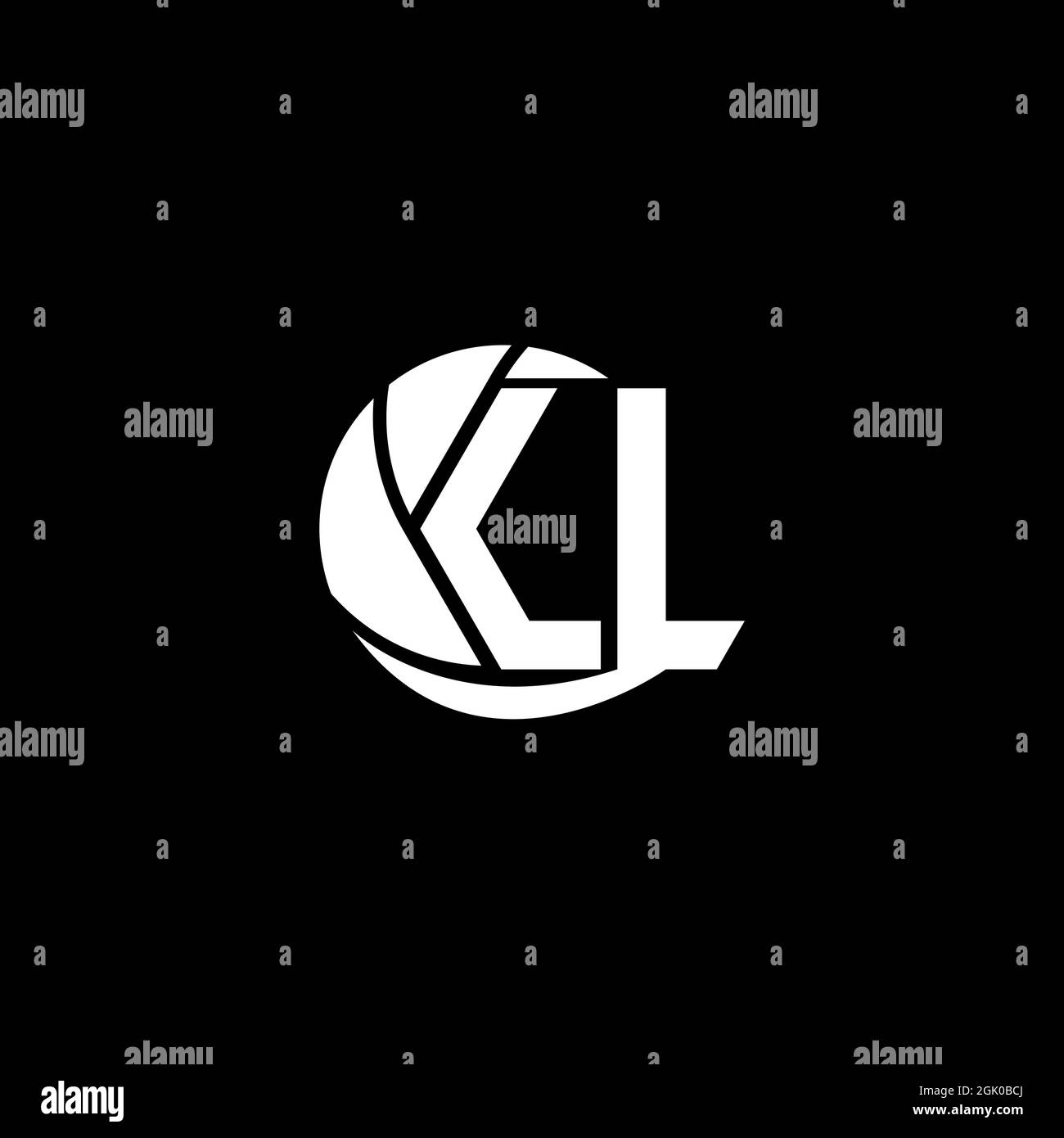 Initial LL Logo Design Geometric And Circle Style Logo Business