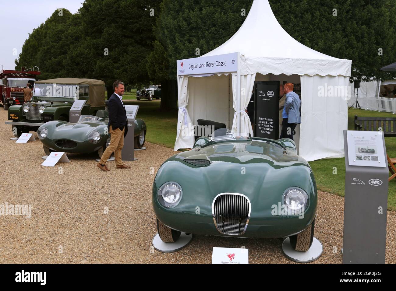 Jaguar C Type Continuation Jaguar Land Rover Classic Trade Stand