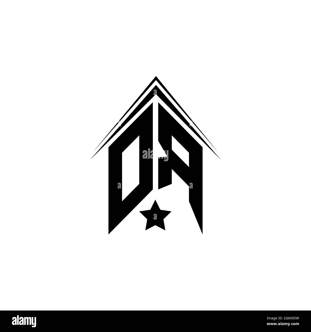 Initial OR, DR logo design with Shape style, Logo business branding ...