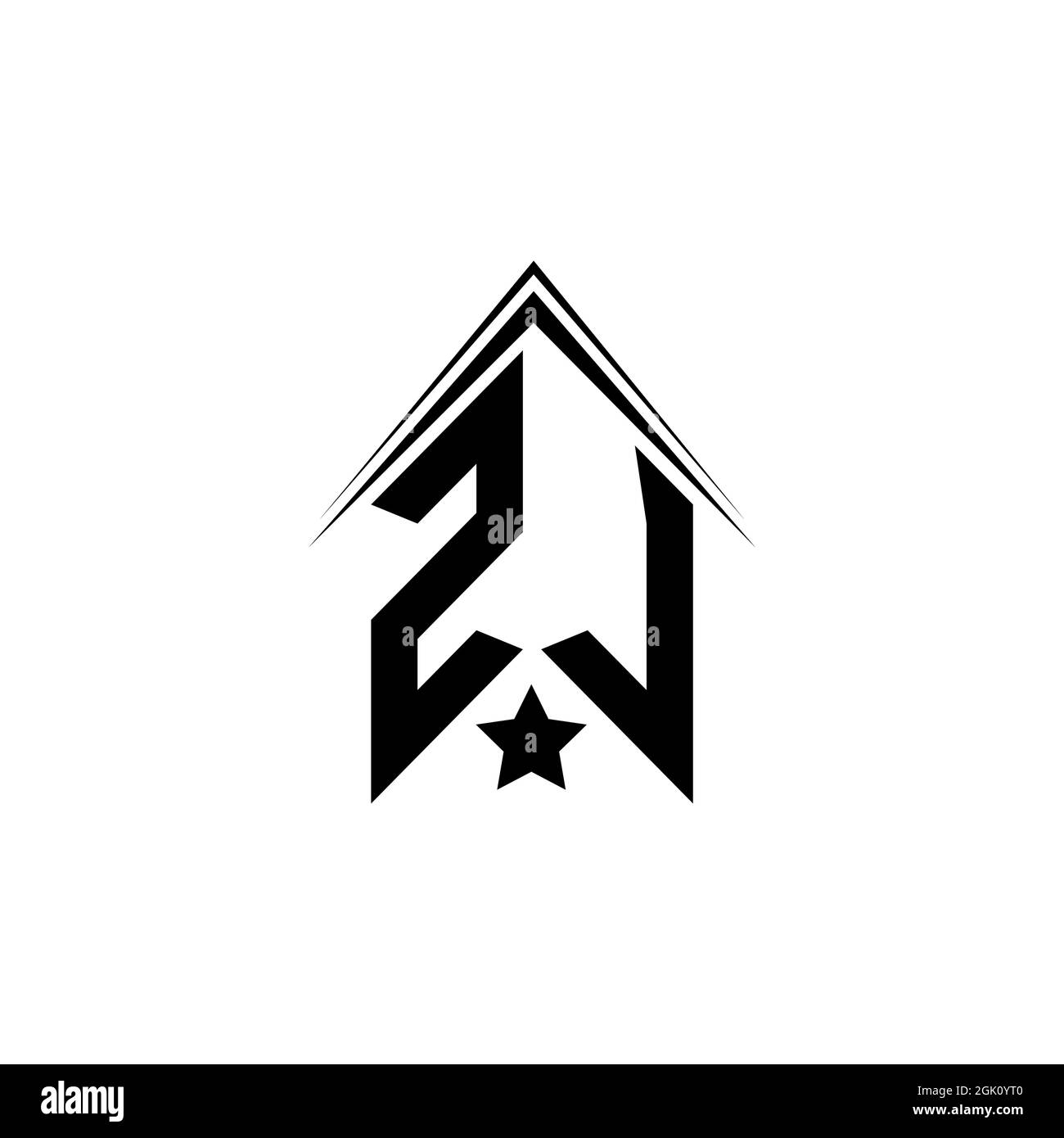 Initial ZL logo design with Shape style, Logo business branding Stock ...