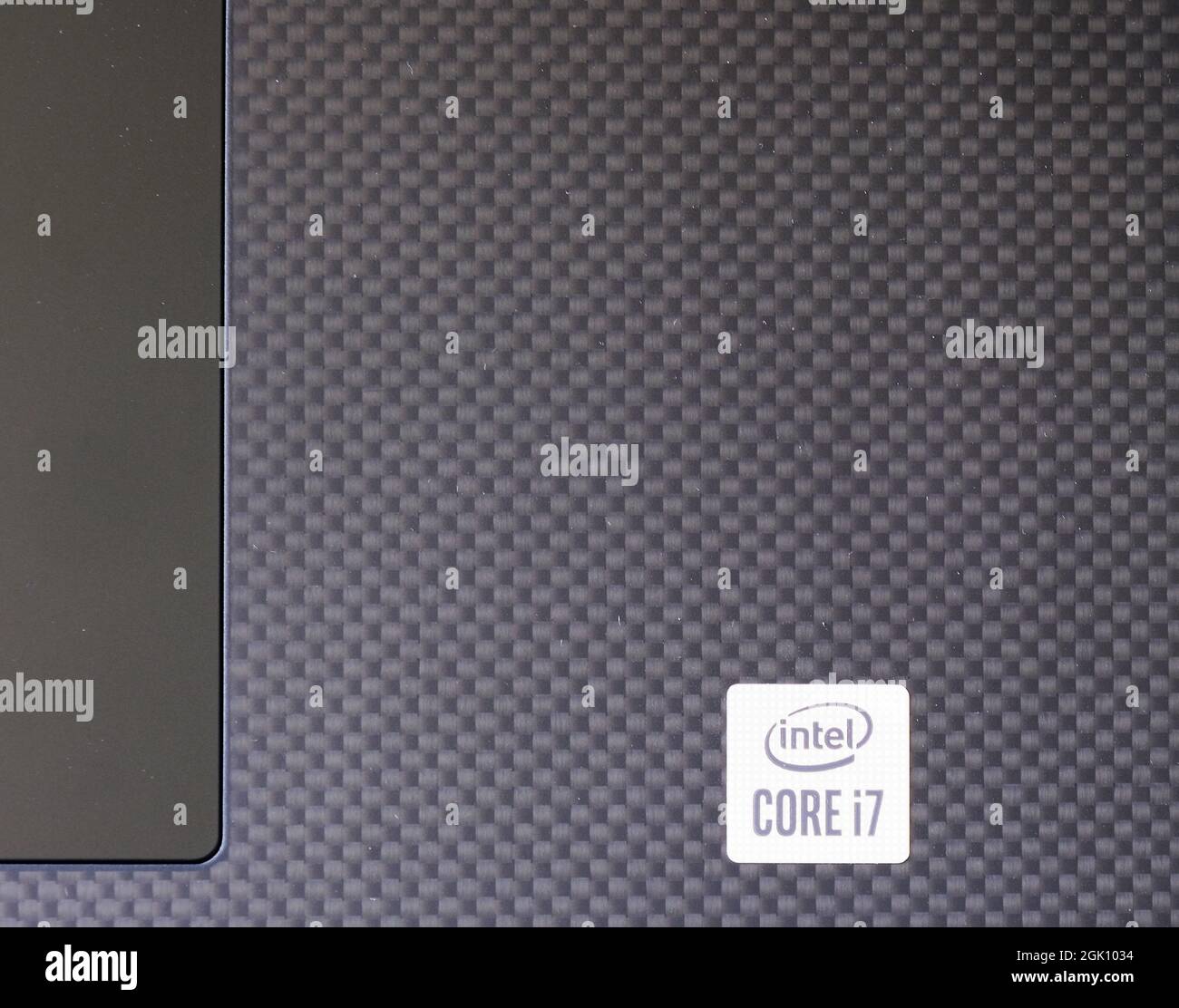 Laptop with Intel Core i7 Stock Photo - Alamy