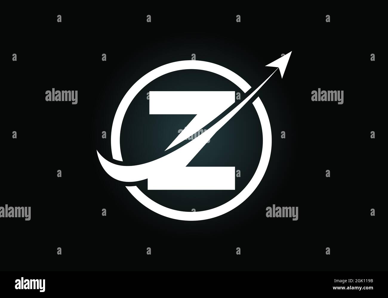 Initial Z monogram alphabet symbol design incorporated with the arrow.  Financial or success logo concept. Font emblem. Logo for accounting  business Stock Vector Image & Art - Alamy