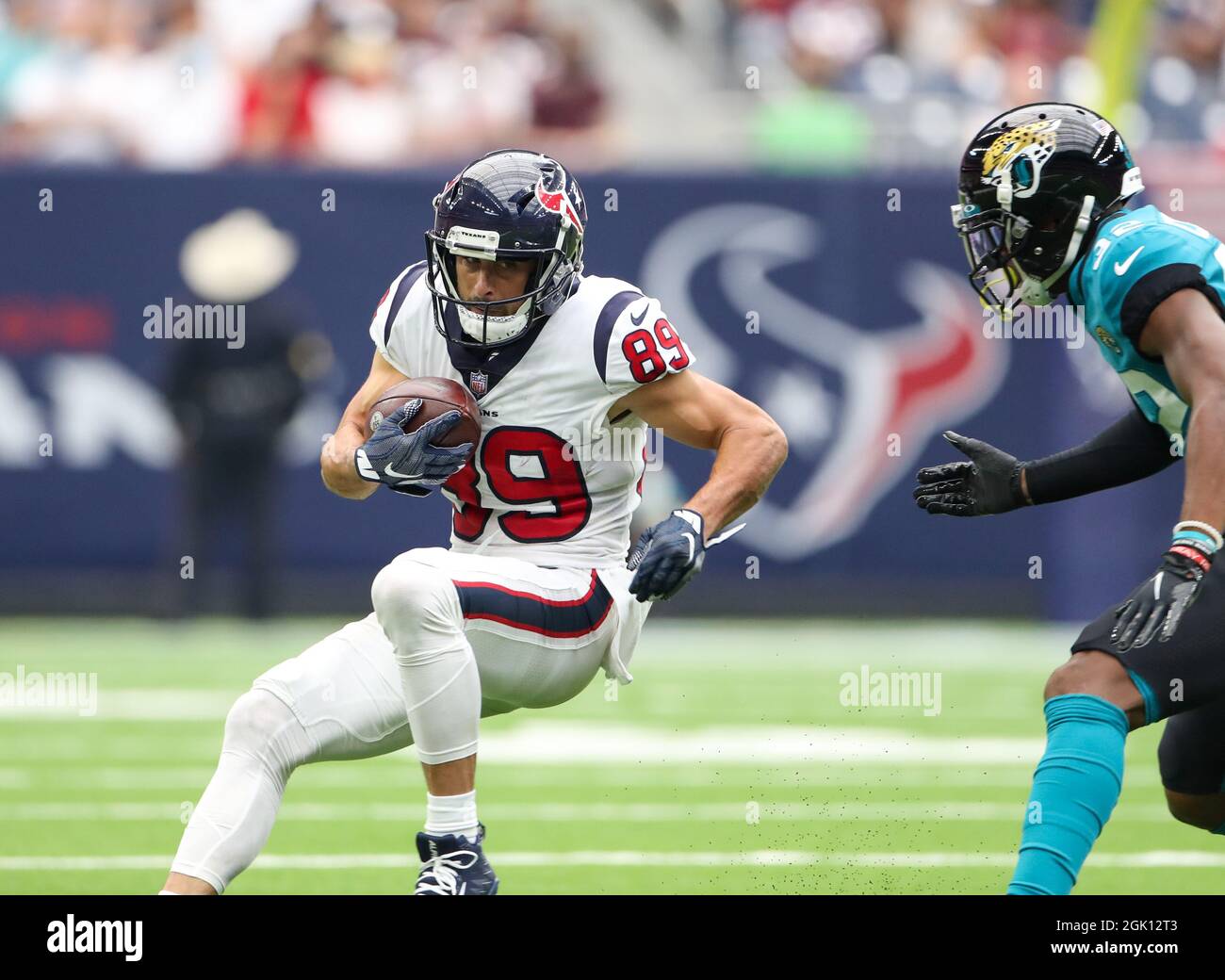 Danny Amendola of the Houston Texans catches the ball in the